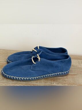 Sebago Blue Suede Handmade Moccasin
